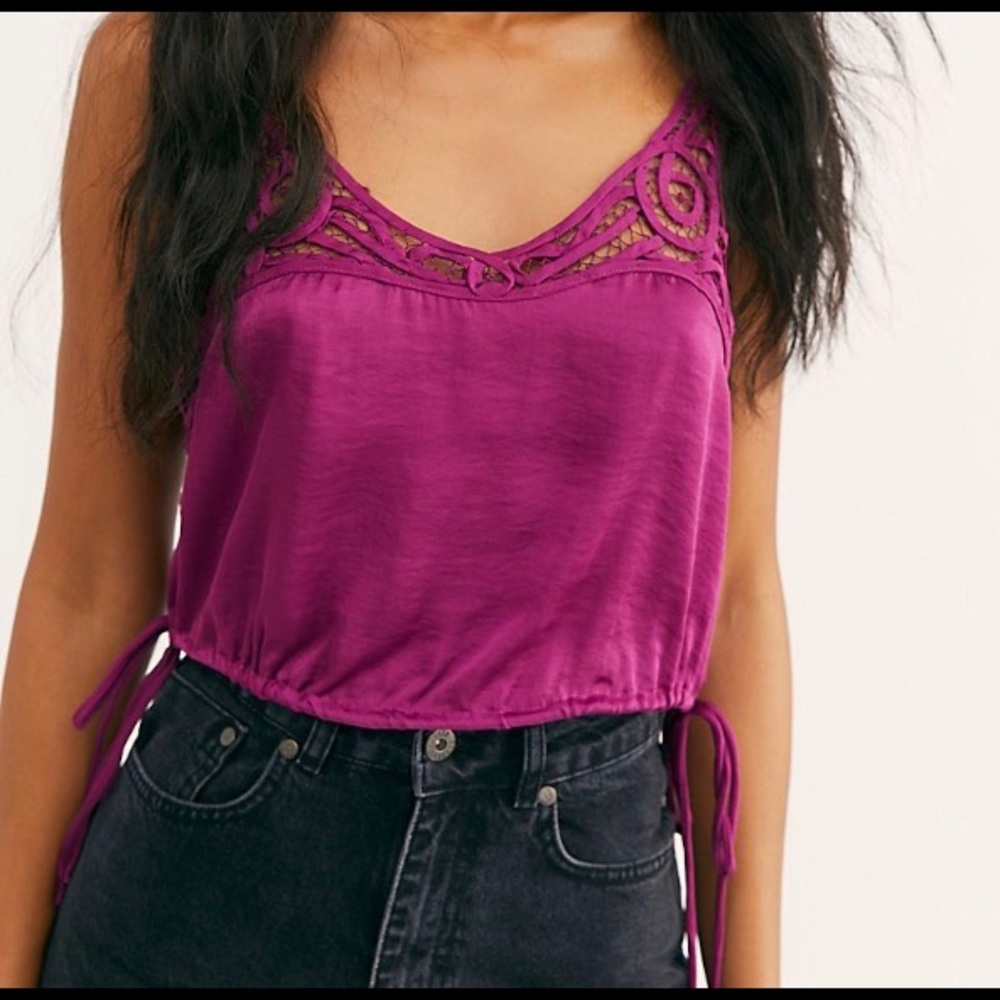 Free People Blouson Crop Top